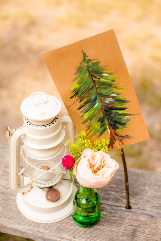 10 Incredible Camp Themed Wedding Ideas (styled by All About You Productions, photo by Stevie B Photography via EmmalineBride.com)