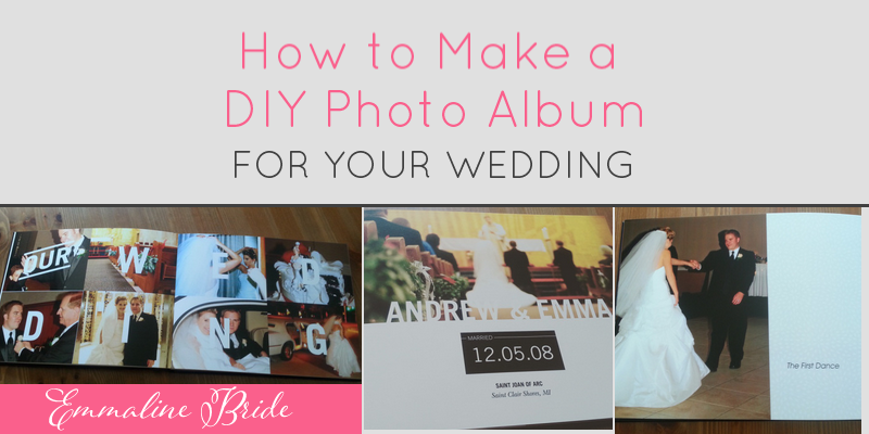 How to Make a DIY Album for Weddings | https://emmalinebride.com/gifts/diy-album-weddings/