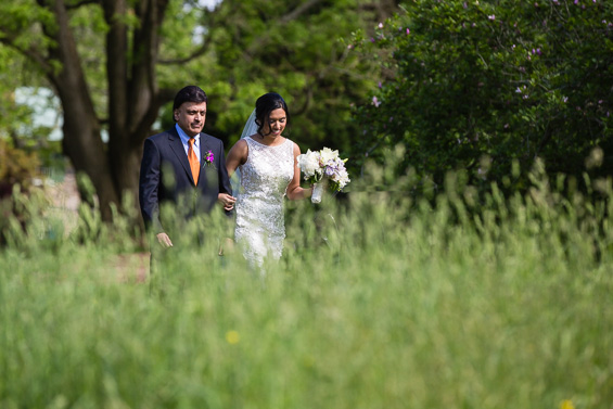Daniel Fugaciu Photography - father walks bride down the aisle at tyler arboretum wedding