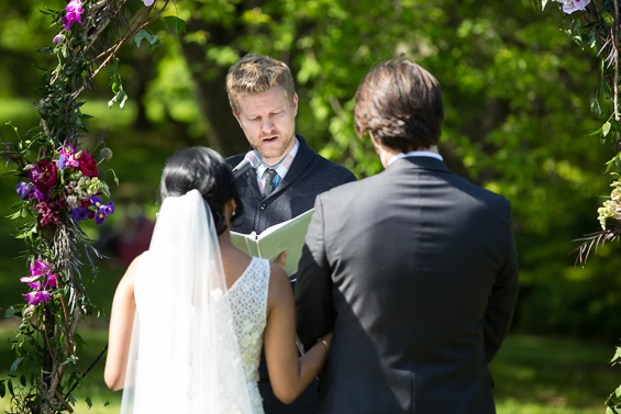 Daniel Fugaciu Photography - bride and groom ceremony - tyler arboretum wedding