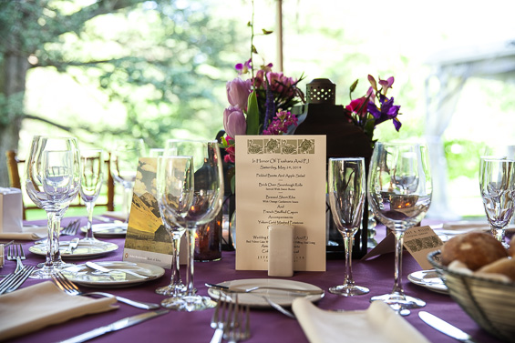 Daniel Fugaciu Photography - wedding table setting at the tyler arboretum
