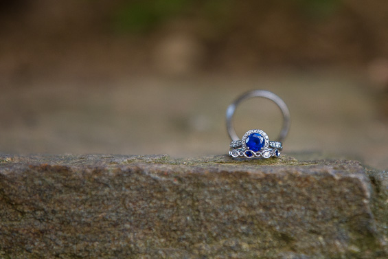 Daniel Fugaciu Photography - wedding ring with blue gemstone