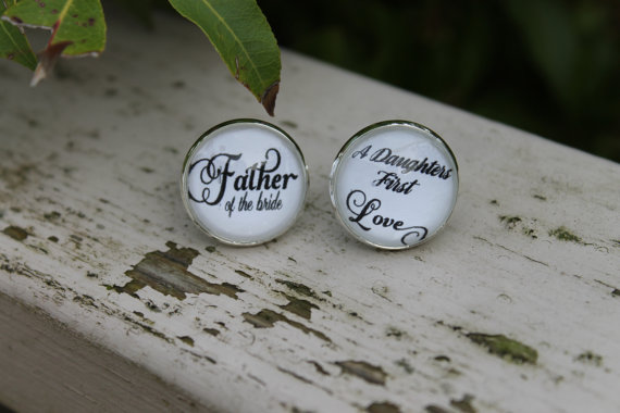 Father of the Bride Cufflinks A Daughters First Love
