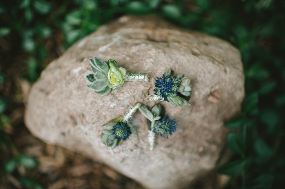 rustic boutonnieres wrapped in twine - michelle gardella photography - Handmade Connecticut Wedding