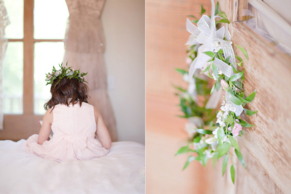 Kali Norton Photography - Mandeville Spring Wedding - flower girl with head dress