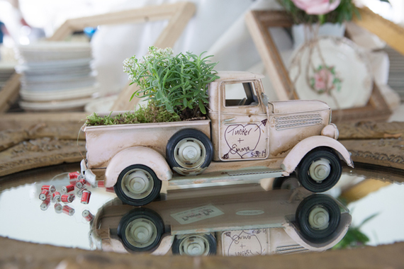 KimAnne Photography - iowa backyard wedding - cute-wedding-truck-decor