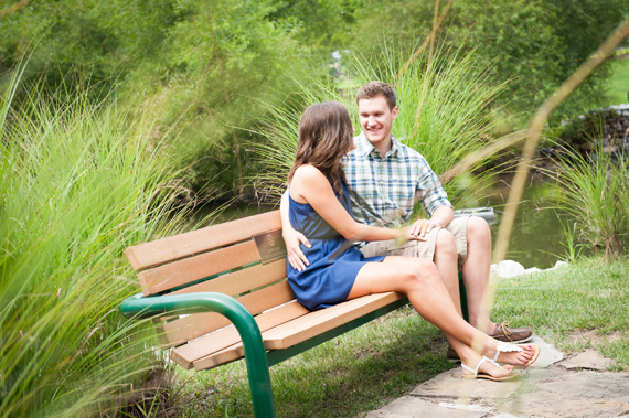 Scott Smith Photography - manor house engagement session - couple-sitting-on-bench