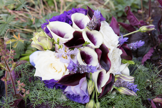 Johnstone Studios - lake tahoe wedding - purple wedding flowers