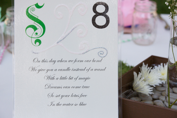 Johnstone Studios - fairytale nevada wedding, table number cards