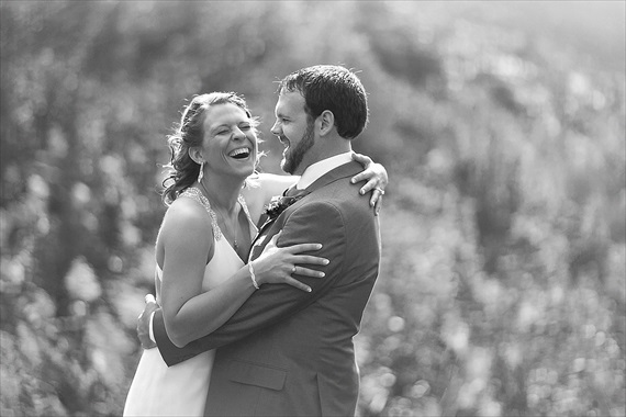 Matthew Steed Wilson Photography - bride and groom laughing - scrabble themed wedding