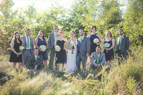 Matthew Steed Wilson Photography - bridal party at Coyote Creek Golf Course - scrabble themed wedding