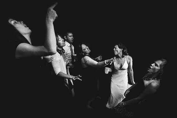 Matthew Steed Wilson Photography - black and white reception photo