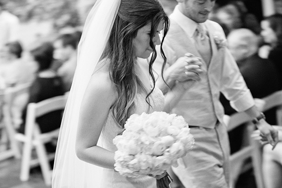 Tate Tullier Photography - Gatehouse wedding - bride-and-groom-married-walk-up-aisle