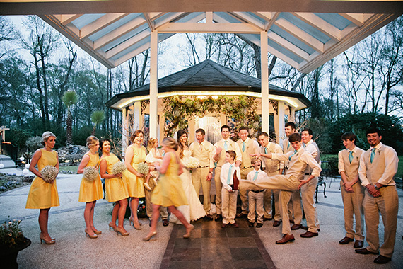 Tate Tullier Photography - Gatehouse wedding - bridal-party-fun-photo-at-the-gatehouse