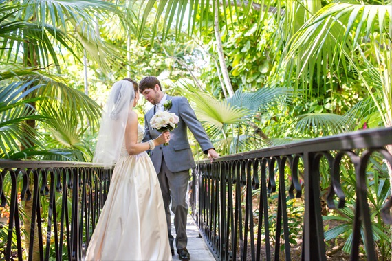Filda Konec Photography - Hemingway House Wedding - bride and groom before key west wedding