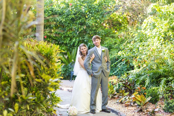 Filda Konec Photography - Hemingway House Wedding - bride and groom at key west wedding