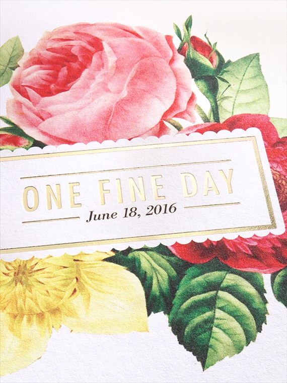 Outstanding Occasion - Foil Detail - Wedding Stationery Trends 2014 via EmmalineBride.com