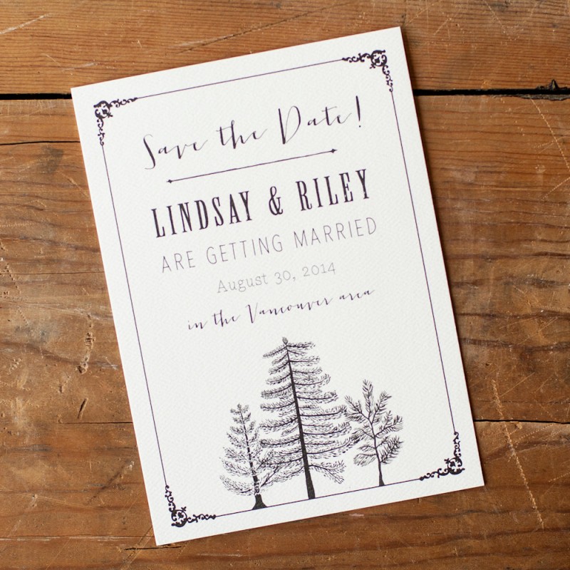 Rustic Save the Date