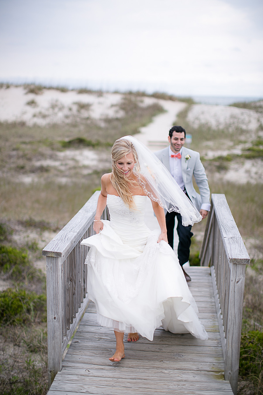 The Bride and Groom - Portraits - 17 - Bald Head Island Wedding - Photo by Eric Boneske