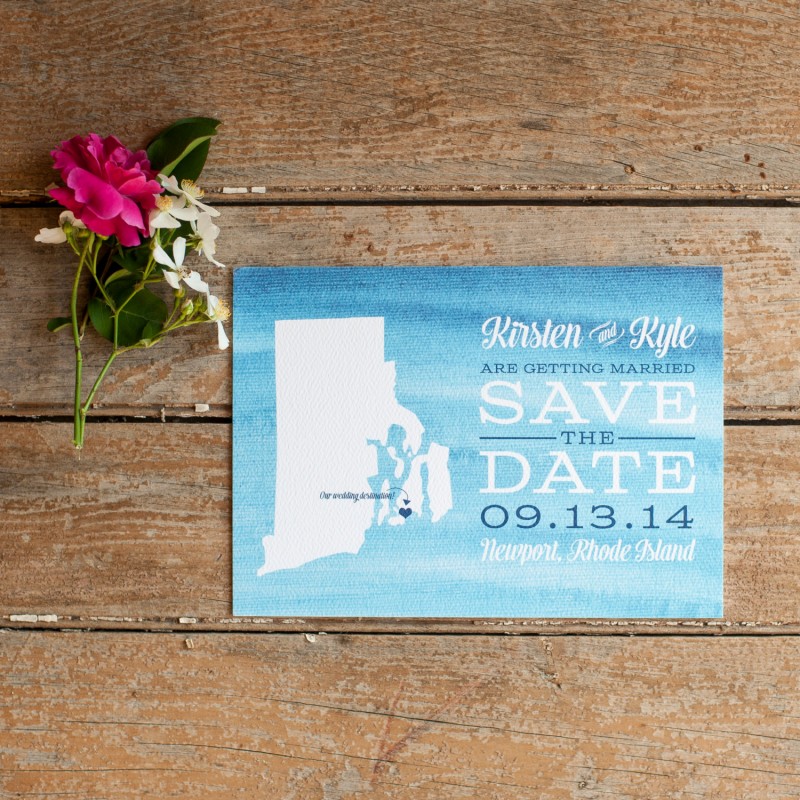 Watercolor | Save the Date Postcards