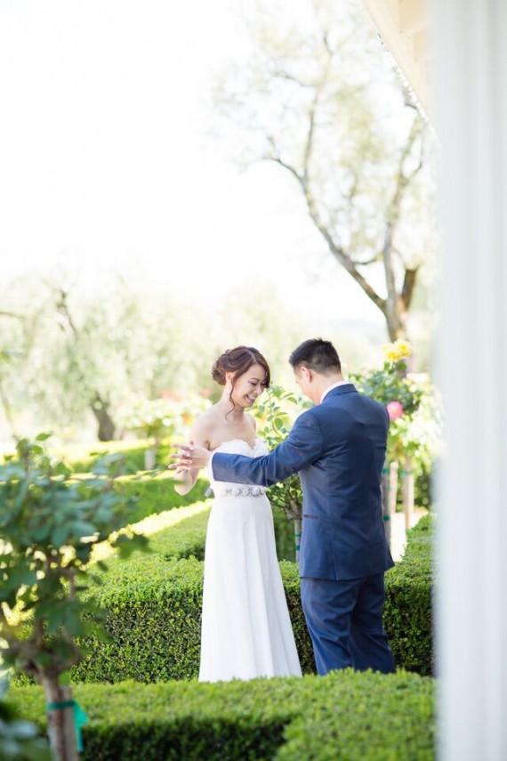 Winery Styled Wedding Shoot - The First Look