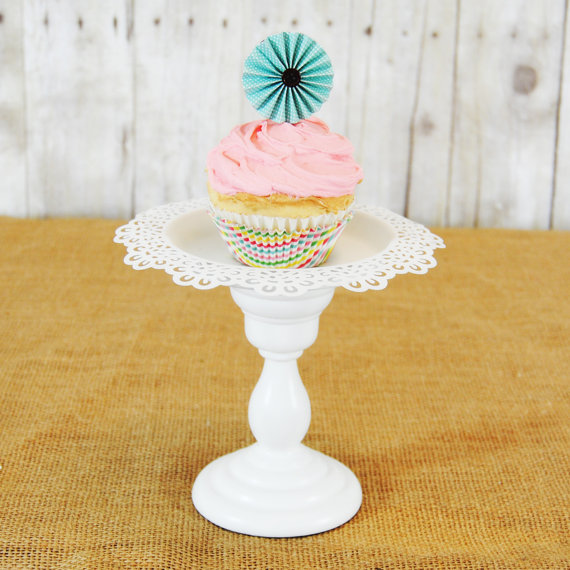 Handmade Wedding Cake Stands (by Roxy Heart Vintage via EmmalineBride.com) #handmade #wedding