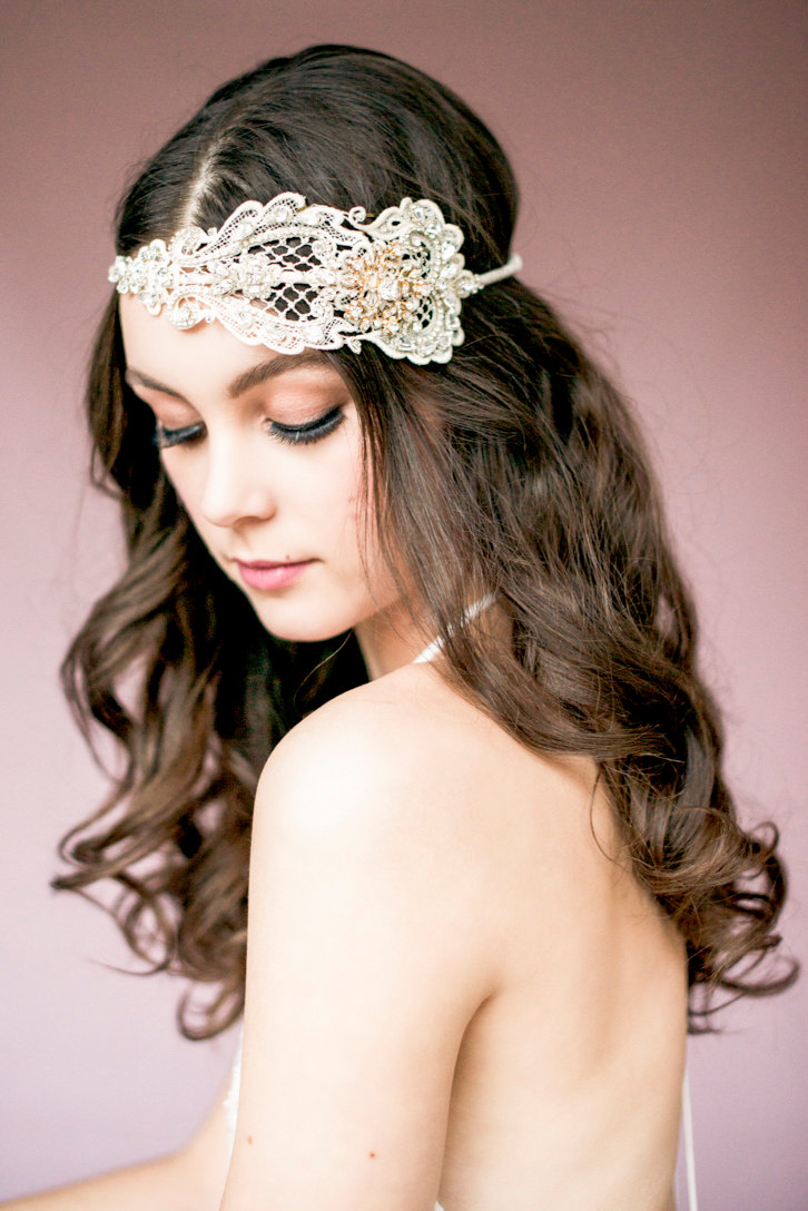 antonia crystal lace bridal headband