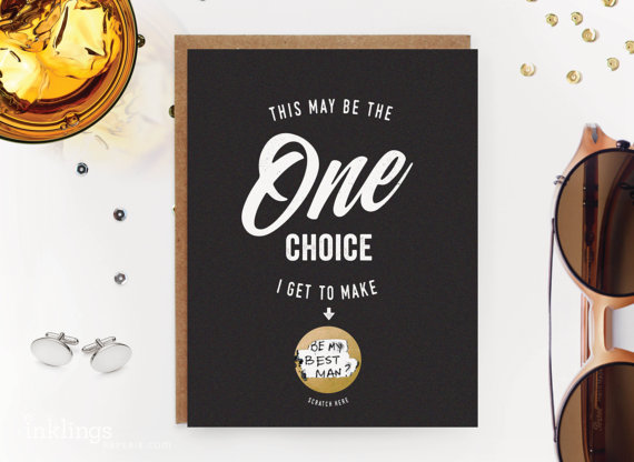 be my groomsman scratch off card | Funny Groomsmen Cards He'll Actually Want to 