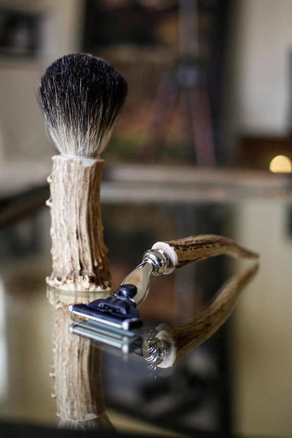 beer shaving brush and razor handle - Top Groomsmen Gift Ideas for 2014