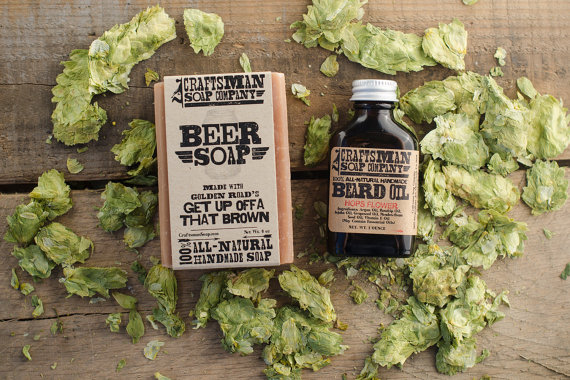 beer soap and beard oil - Top Groomsmen Gift Ideas for 2014