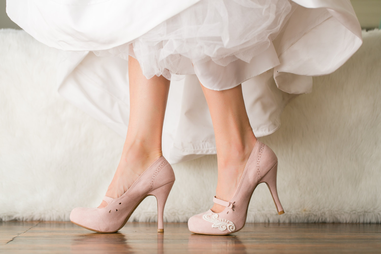 blush platforms wedding shoes for bride | via http://emmalinebride.com/bride/wedding-shoes-for-bride/