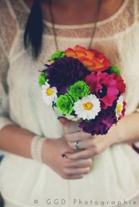 boho wedding paper bouquet
