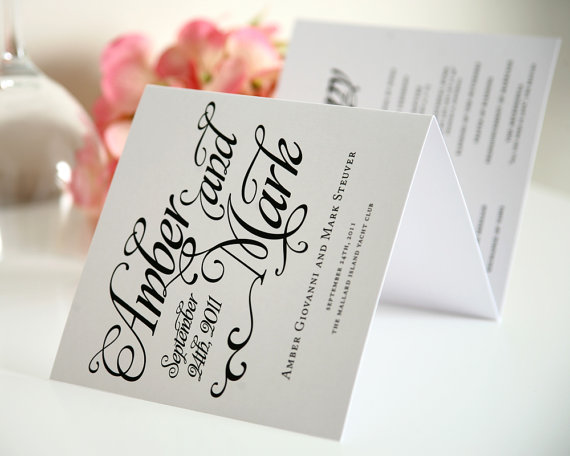booklet ceremony program - paper goods wedding