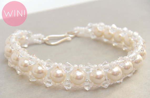 Pearl Bridal Bracelet (by Merry Alchemy Bridal)