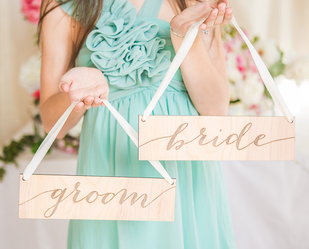 bride groom chair signs | via bride and groom chair signs https://emmalinebride.com/decor/bride-and-groom-chairs/