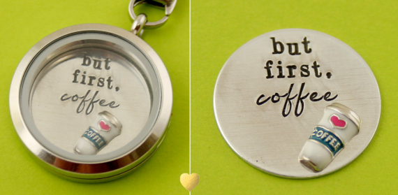 But first, coffee. | Offbeat Wedding Theme:  Floating Lockets