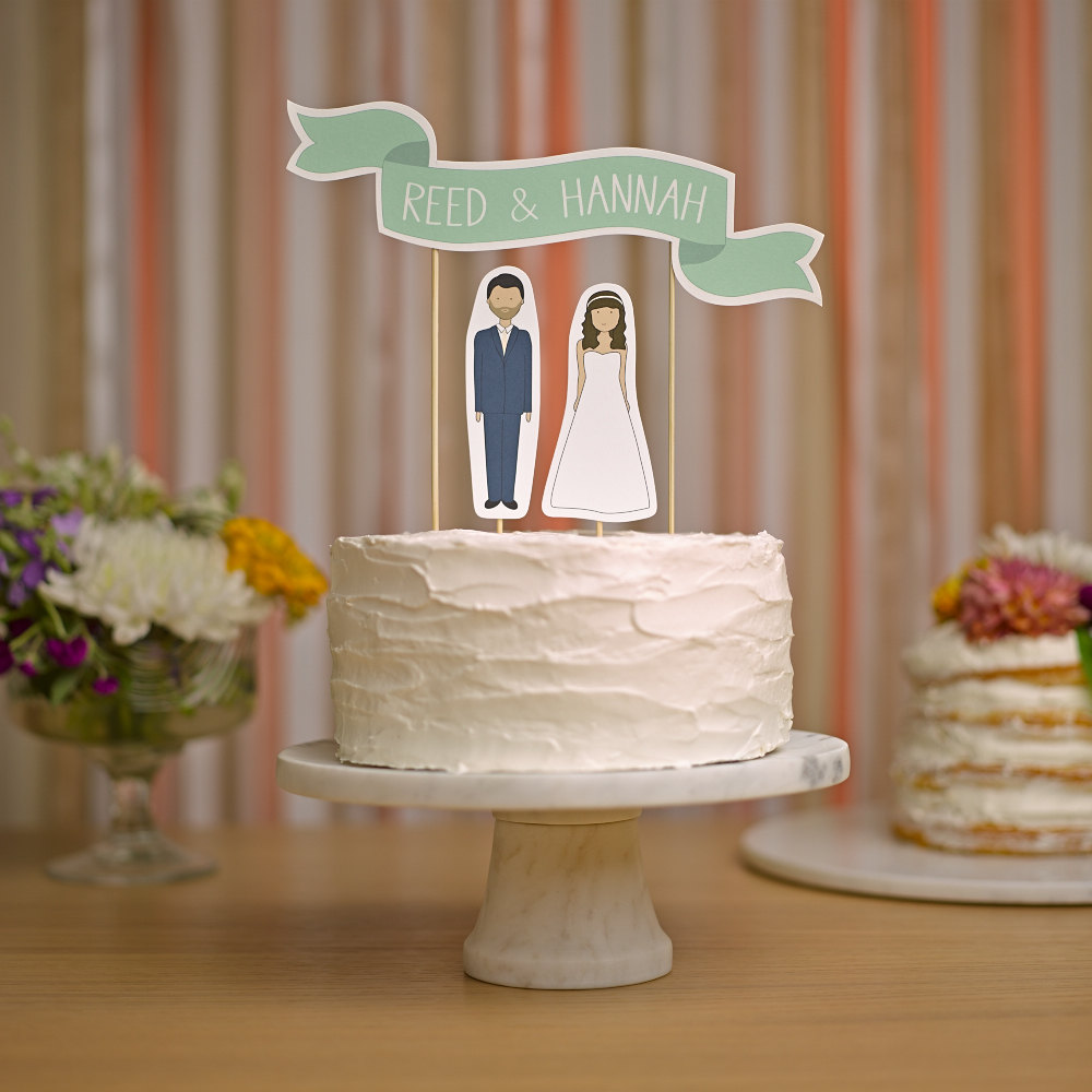 cake toppers that look like you | via https://emmalinebride.com/cake/toppers-that-look-like-you/ | love these! from ready go