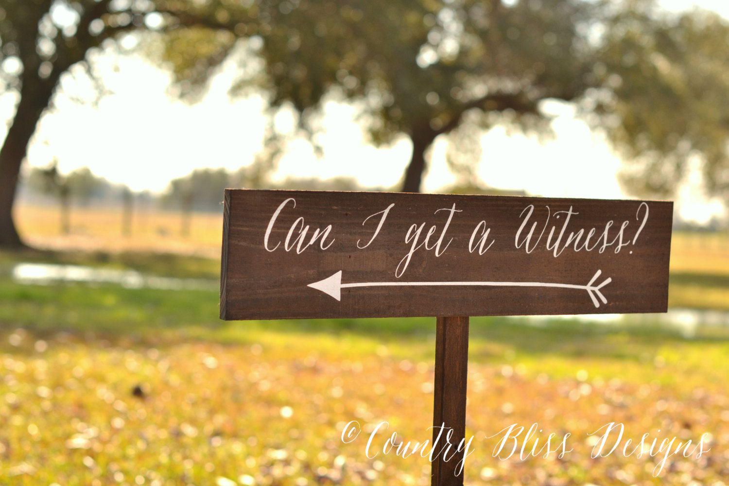 can i get a witness wedding sign by country bliss designs | signs entrance weddings | https://emmalinebride.com/decor/signs-entrance-weddings/
