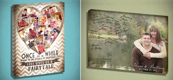 Canvas Guest Book Alternative (by Designer Canvases)