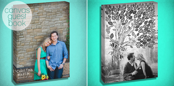 Canvas Guest Book Alternative (by Designer Canvases)