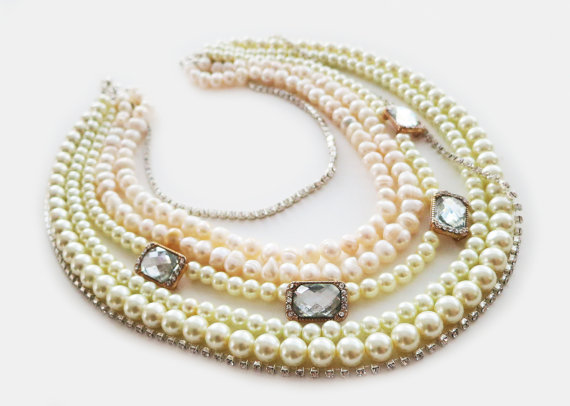 Chunky Pearl Necklaces for Your Wedding (by Sukran Kirtis)