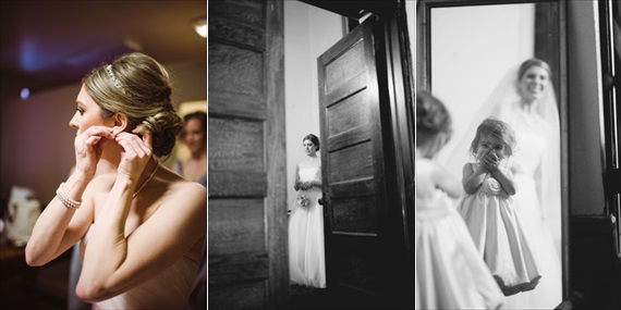 Duluth winter wedding - LaCoursiere Photography - bride getting ready before wedding