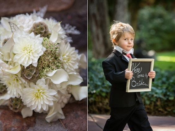 Johnstone Studios - fairytale nevada wedding, flowers, wedding sign, ring boy