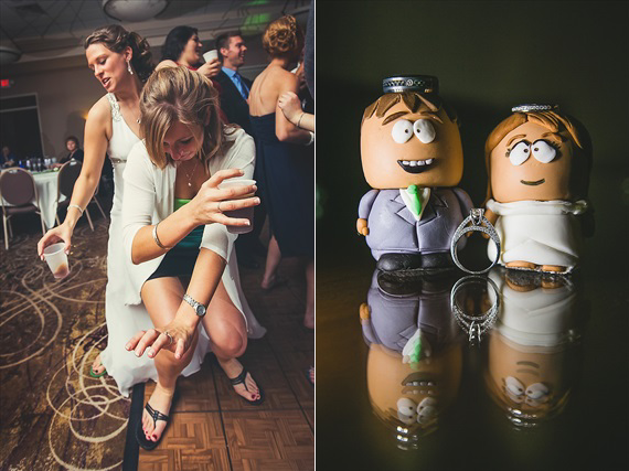 Matthew Steed Wilson Photography - bride parties, south park cake toppers with rings