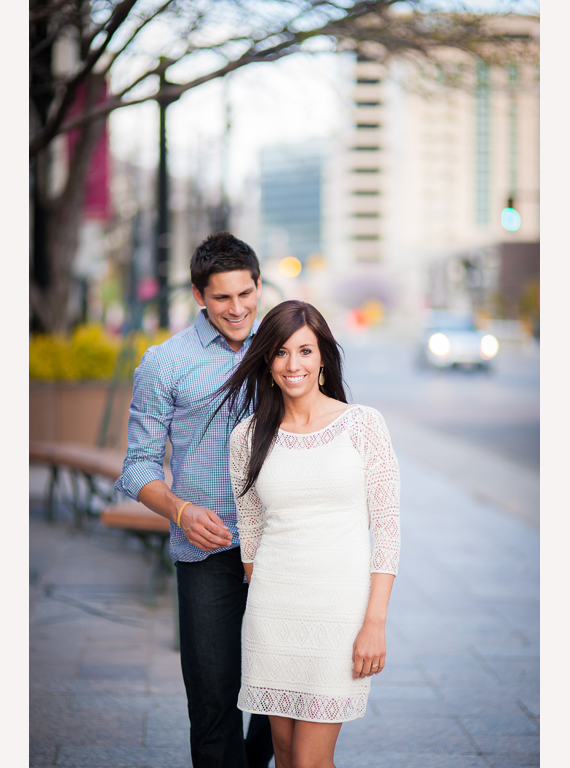 Winsor Photography - couple walking in downtown salt lake city