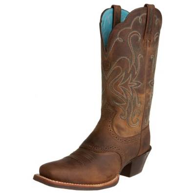 cowboy boots with blue liner by Ariat