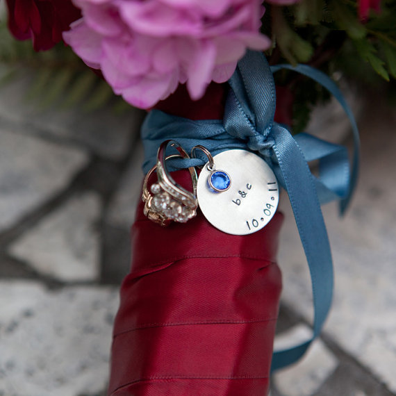 Customize your bouquet with a custom wedding bouquet charm