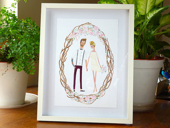 wedding gift ideas from a to z - custom portrait by jolly edition