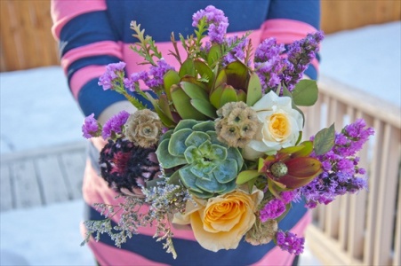 How to Make a Bohemian Wedding Bouquet