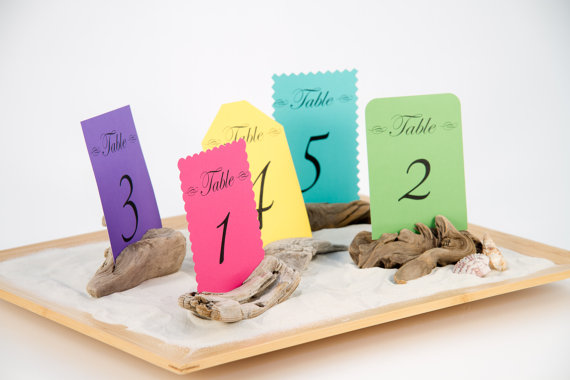 driftwood table numbers
